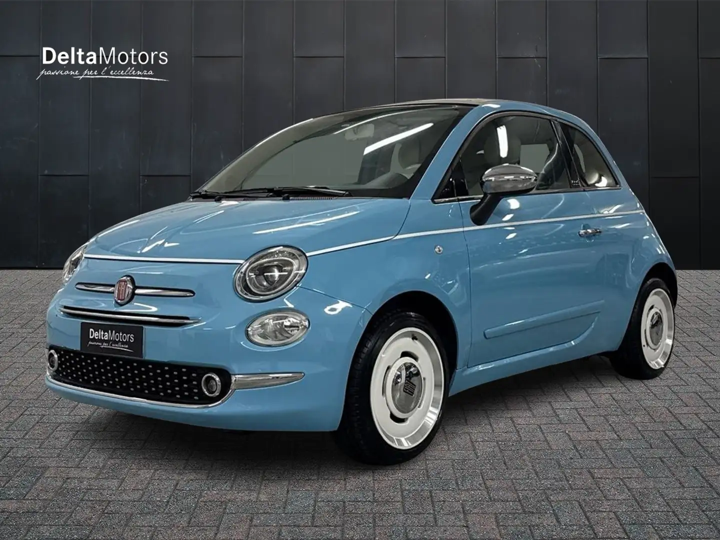 Fiat 500C 500 (2015-2024) - 500 C 1.2 Spiaggina '58 Bleu - 1