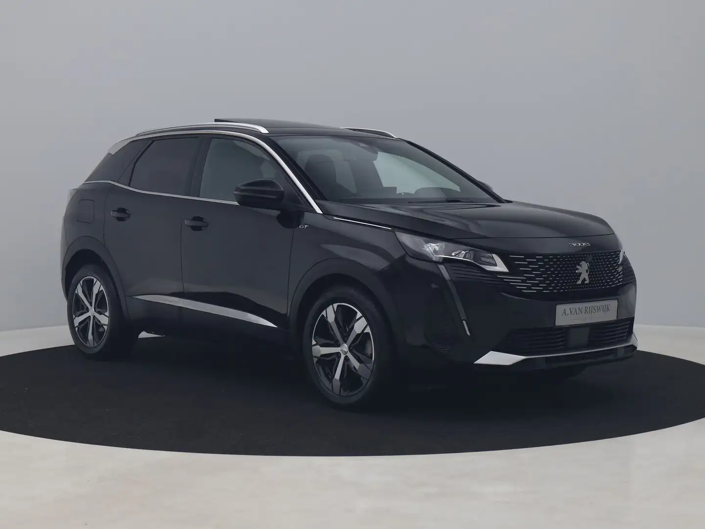 Peugeot 3008 1.6 PureTech 180 PK Automaat GT-Line | PANO | 360° Zwart - 2