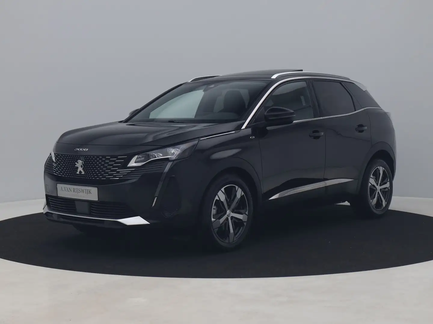 Peugeot 3008 1.6 PureTech 180 PK Automaat GT-Line | PANO | 360° Zwart - 1