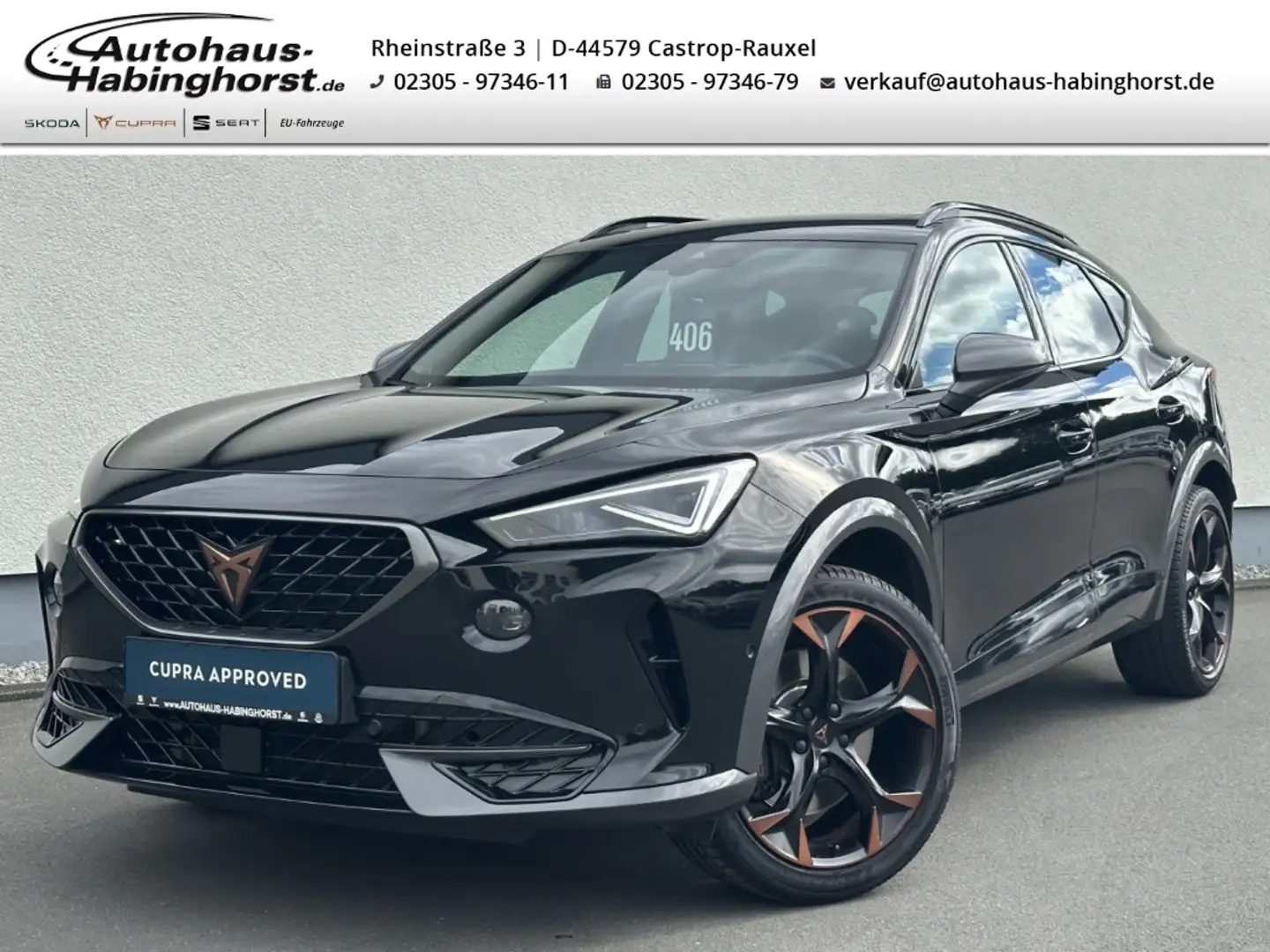 CUPRA Formentor 2.0 TSI DSG 4Drive VZ Navi Matrix Pano Beats Schwarz - 1