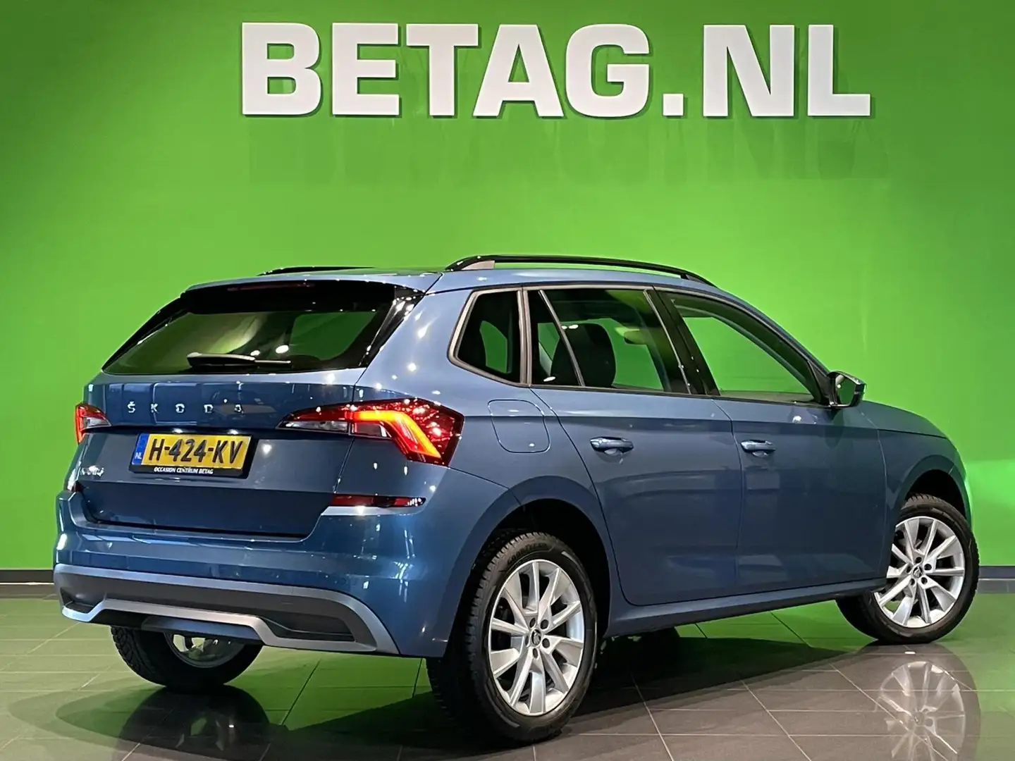 Skoda Kamiq 1.0 TSI Ambition DSG | Panorama dak |Parkeersensor Bleu - 2