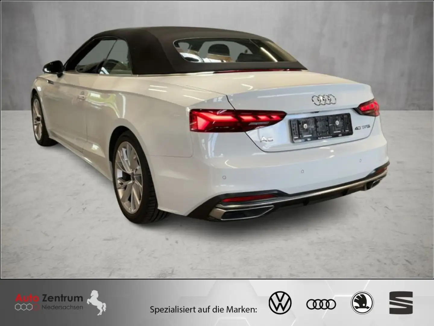 Audi A5 Cabrio 40 TFSI S tronic advanced Matrix*CAM*Virt Weiß - 1