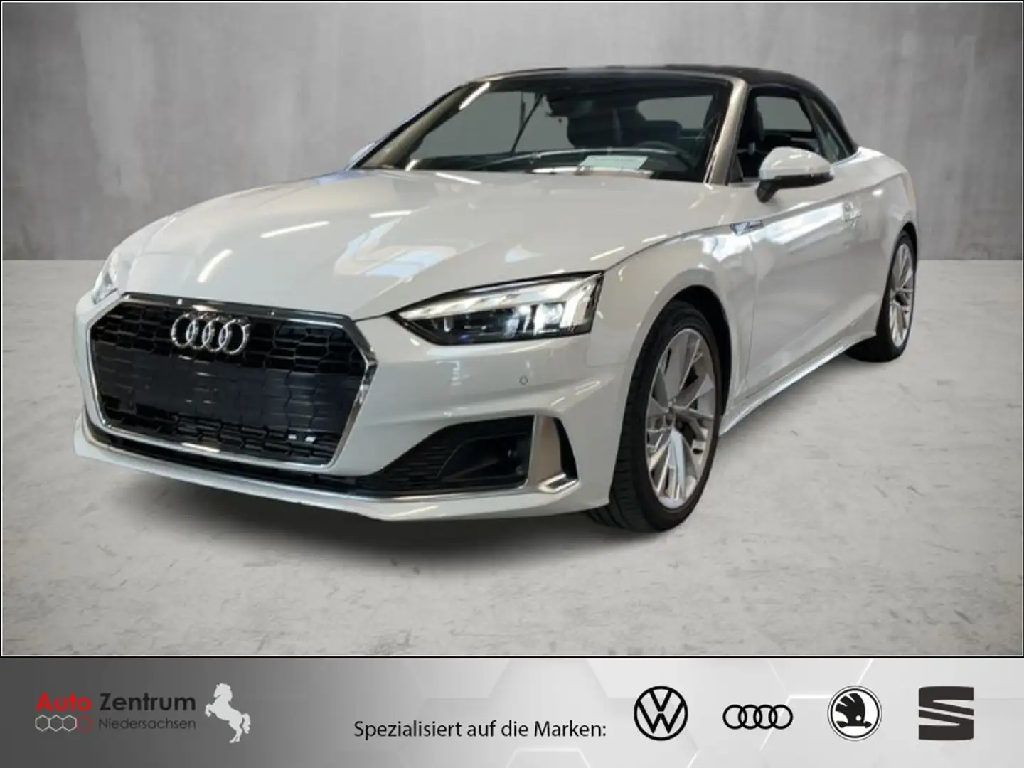 Audi A5 Cabrio 40 TFSI S tronic advanced Matrix*CAM*Virt Weiß - 2