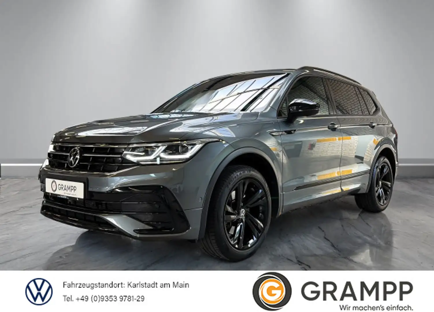 Volkswagen Tiguan Allspace R-Line 2.0TDI DSG 4M +7 SITZE+ Grau - 1