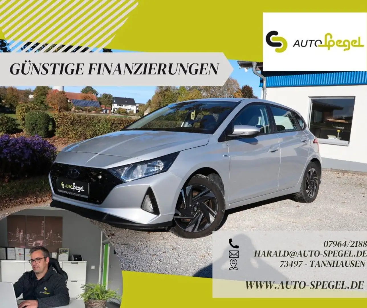 Hyundai i20 Trend Mild-Hybrid Kamera DAB Carplay SHZ Silber - 1