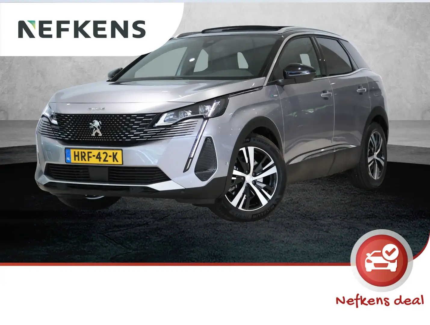 Peugeot 3008 SUV 1.6 HYbrid 225 GT | PHEV | Schuifdak | Dodehoe Grijs - 1