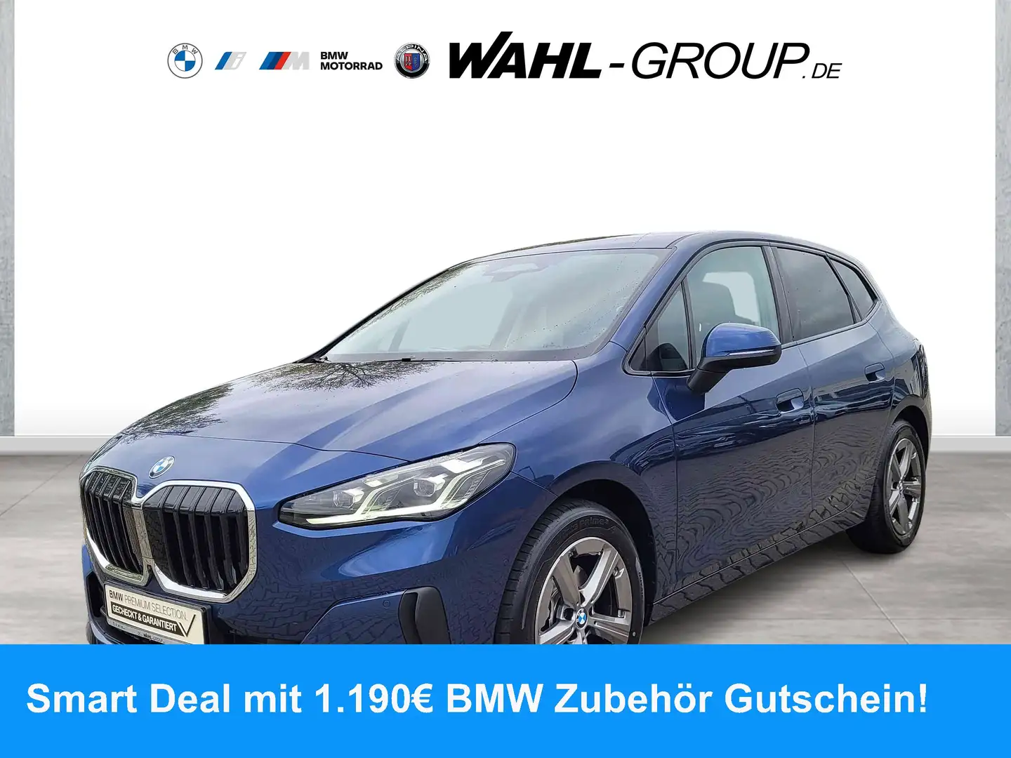 BMW 220 d ACTIVE TOURER DKG LC PROF HUD LED AHK DAB  E-SIT Blau - 1