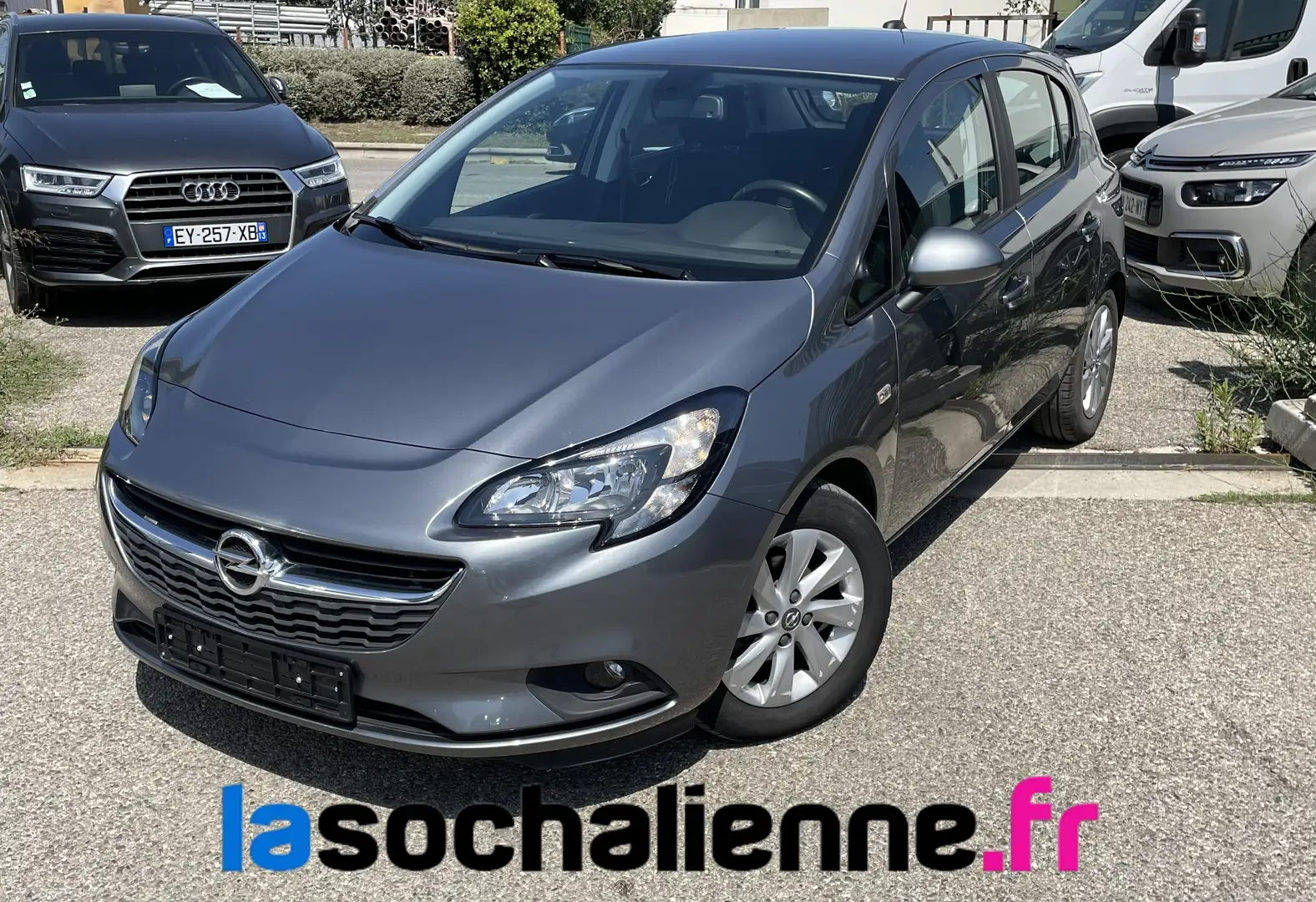 Opel Corsa 1.4 90 ch Edition - 5P Equipé TPMR Gris - 1