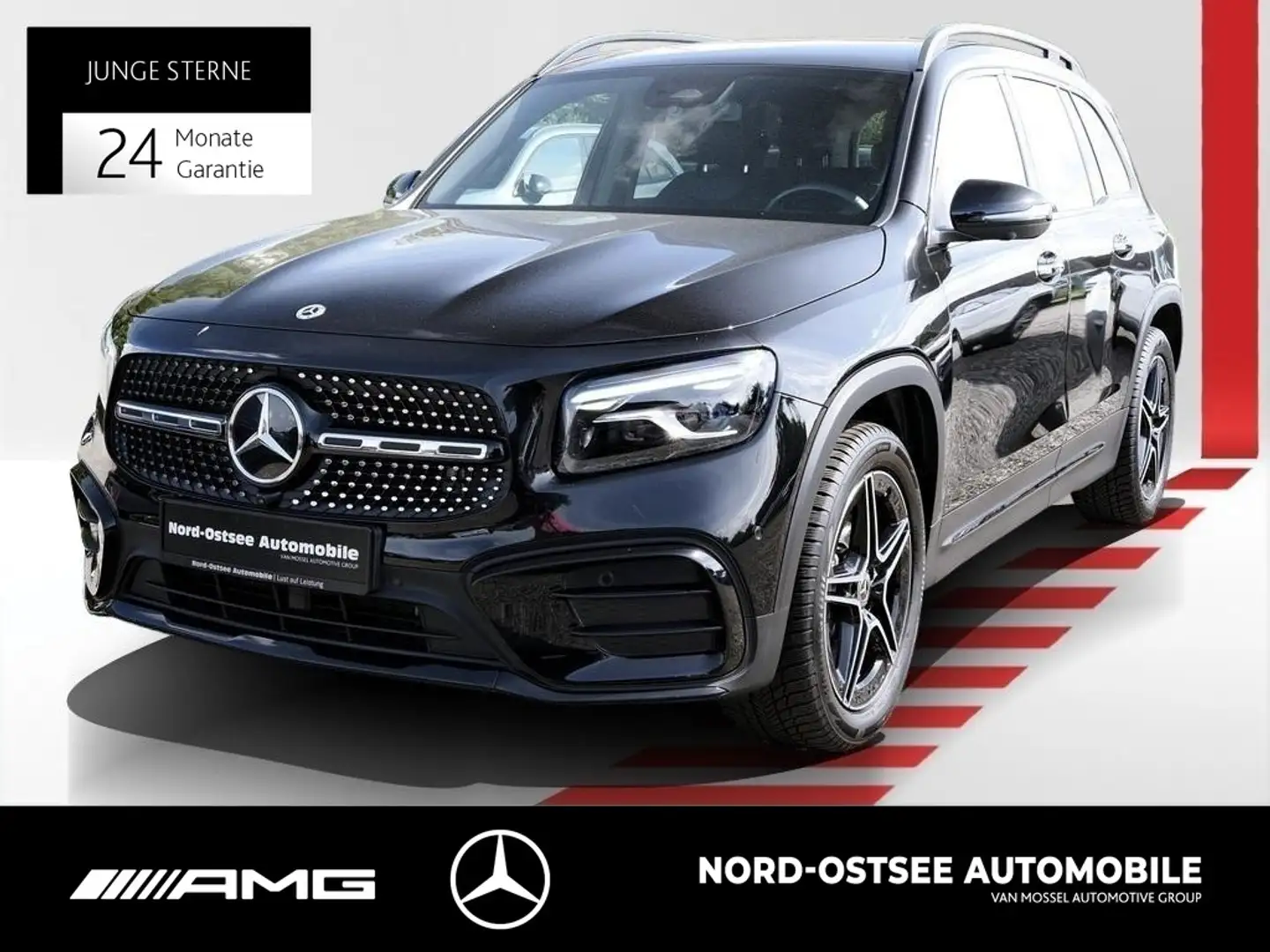 Mercedes-Benz GLB 200 AMG NIGHT MULTIBEAM AHK 360° KEYLESS Schwarz - 1