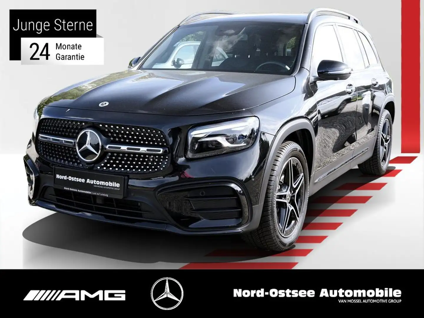 Mercedes-Benz GLB 200 AMG AHK NIGHT TOTWINKEL Zwart - 1