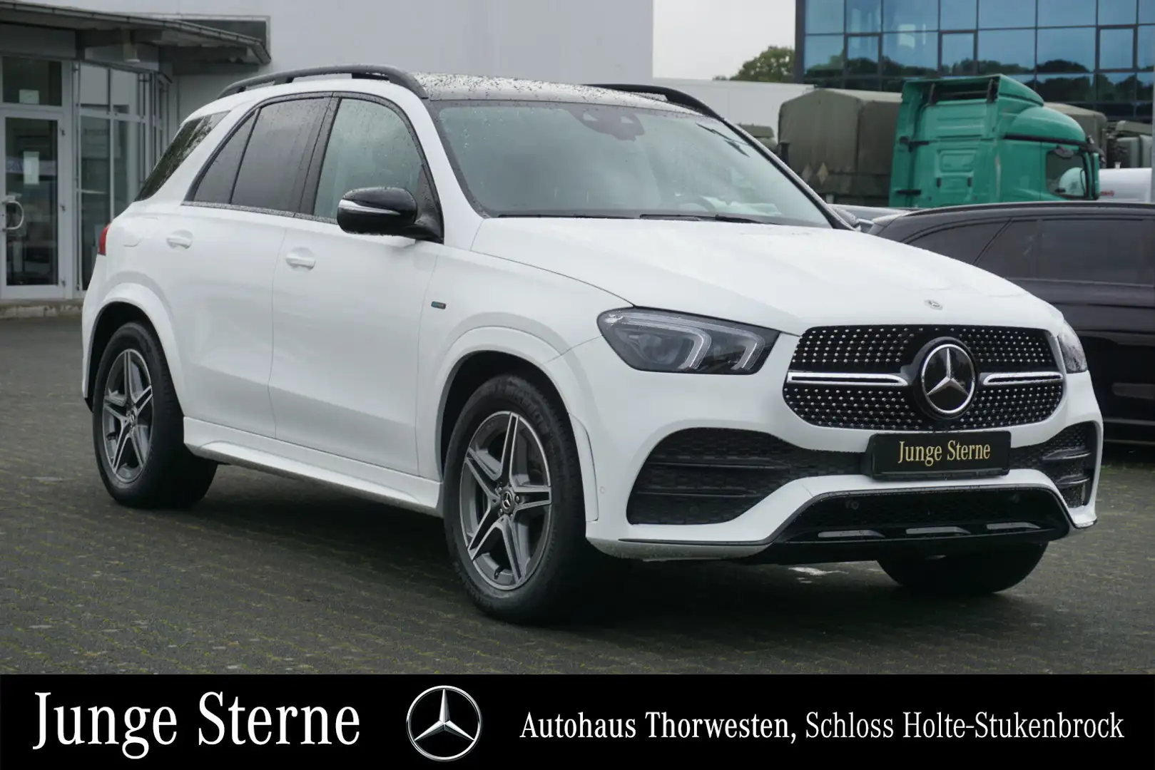 Mercedes-Benz GLE 350 GLE 350 de 4MATIC AMG Line AHK Pano 360° Distro Weiß - 2