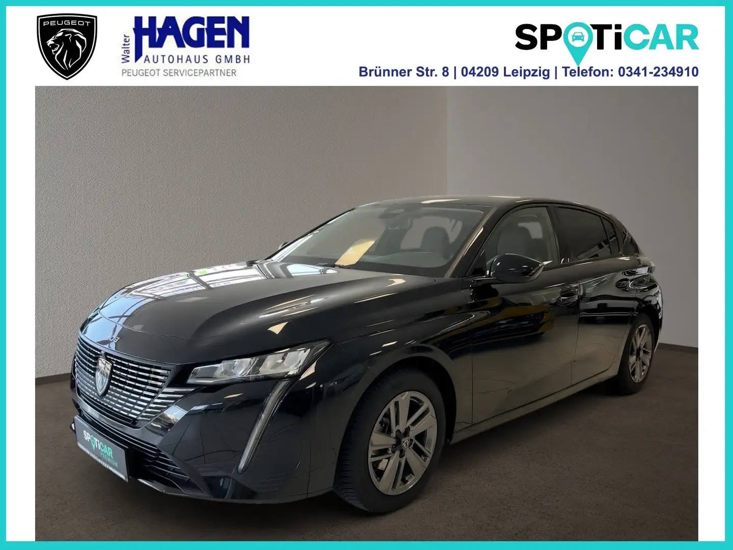 Peugeot 308 Allure 1.2 130 PureTech PDC/RFK/LED/SHZ/DAB/NAVI Schwarz - 1