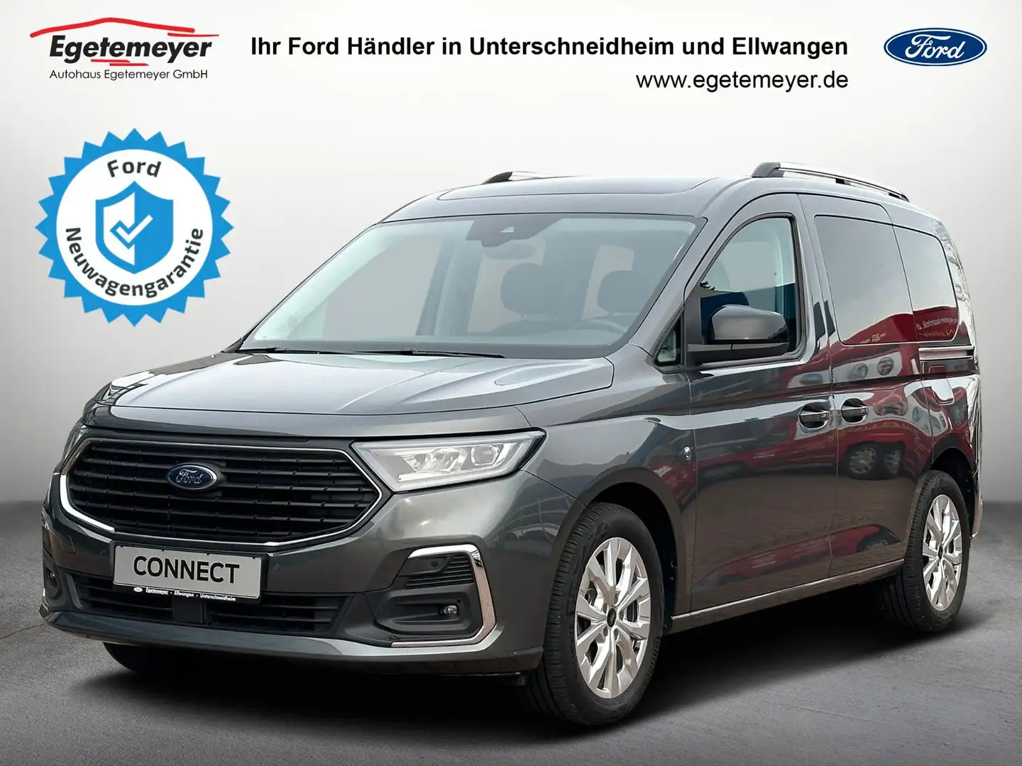 Ford Tourneo Connect Titanium AUTOMATIK AHK PANO ACC Grey - 1