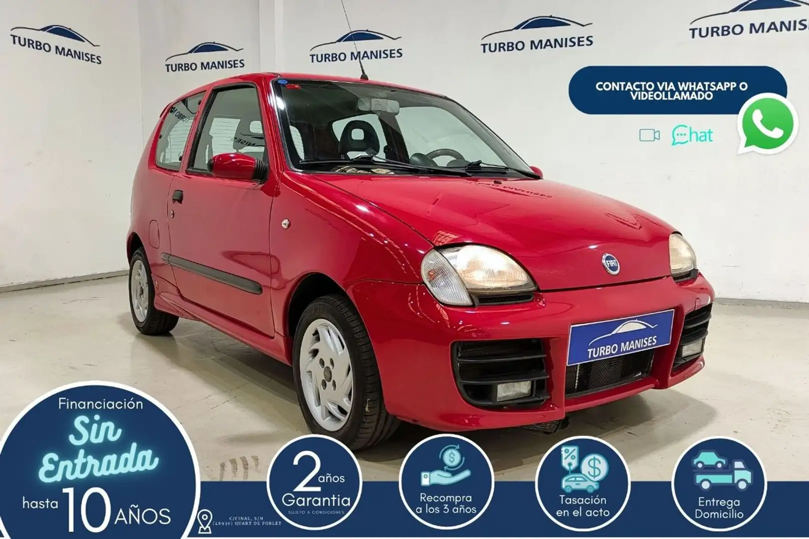Fiat Seicento 1.1 Sporting Rouge - 1