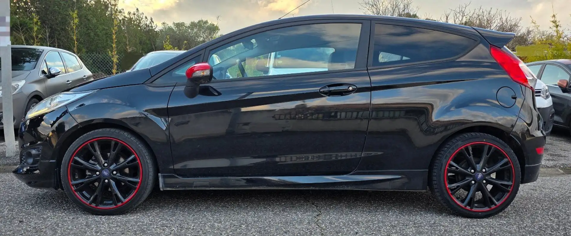 Ford Fiesta VI ST LINE BLACK EDITION 140CH 2017 GPS REG CLIM TEL... Noir - 2