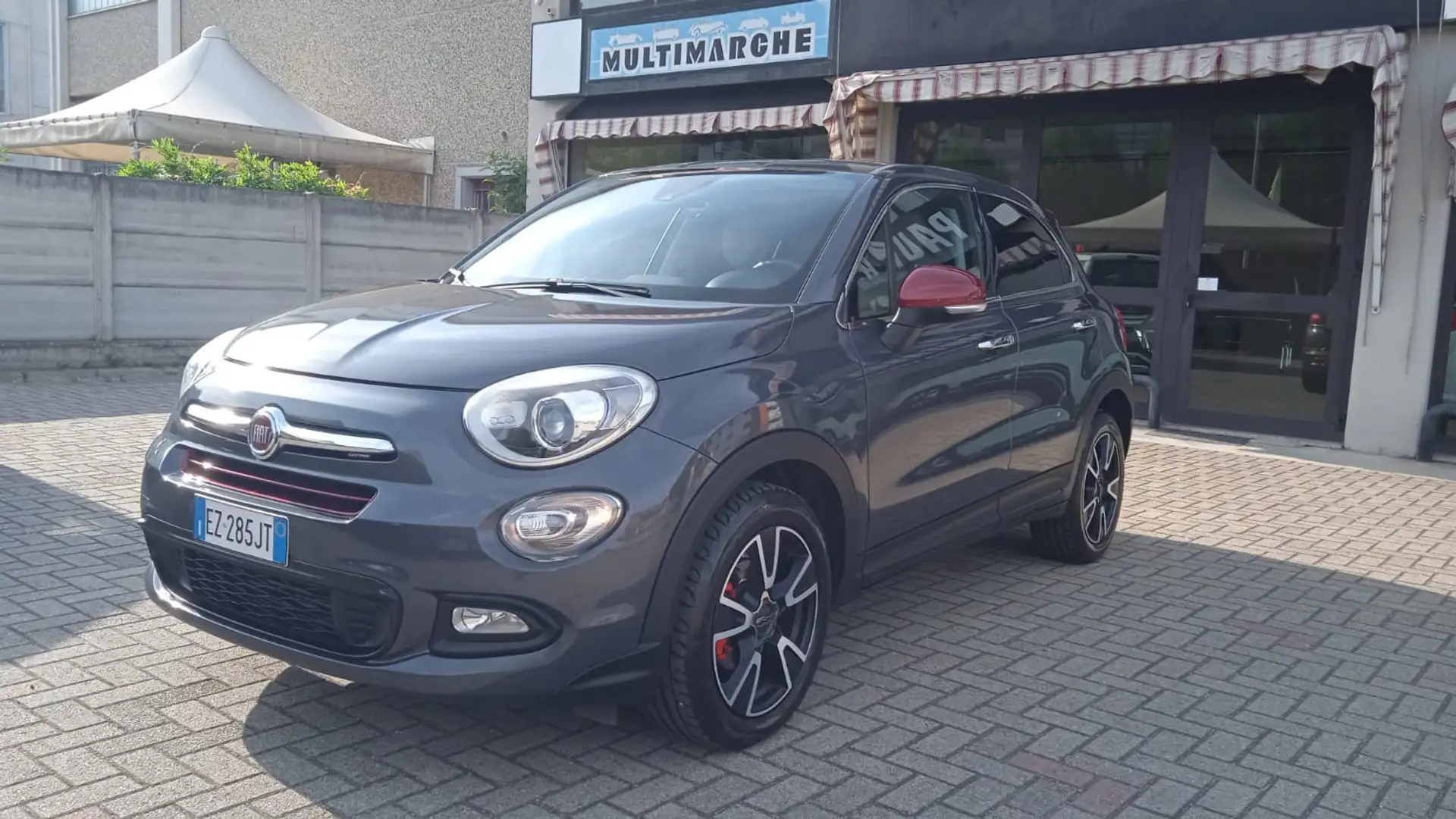 Fiat 500X 1.6 mjt 120 cv lounge navi pack sport Grijs - 1