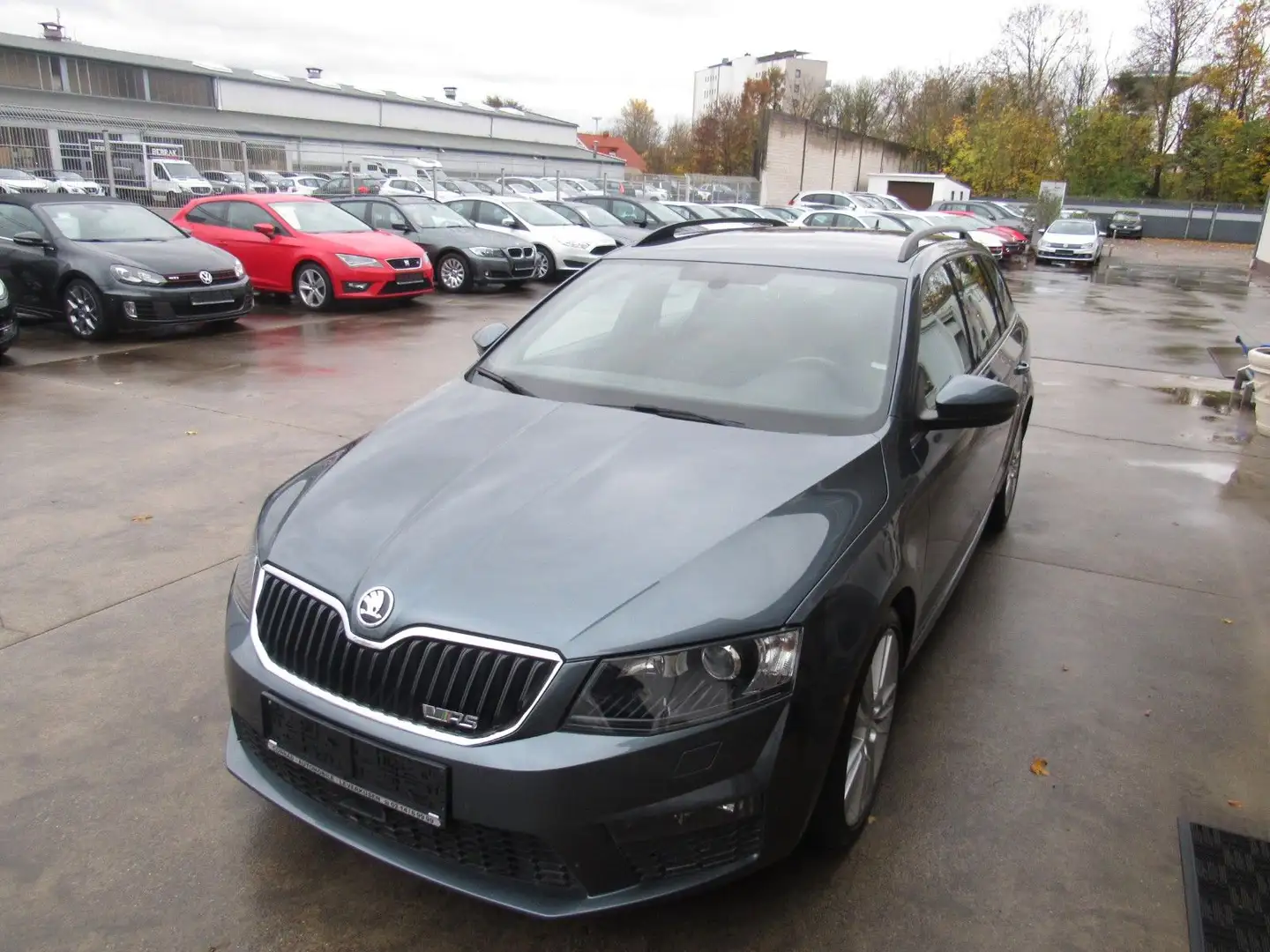 Skoda Octavia Combi RS,AUTOMATIK,KLIMA,AHK,LEDER. Gris - 1