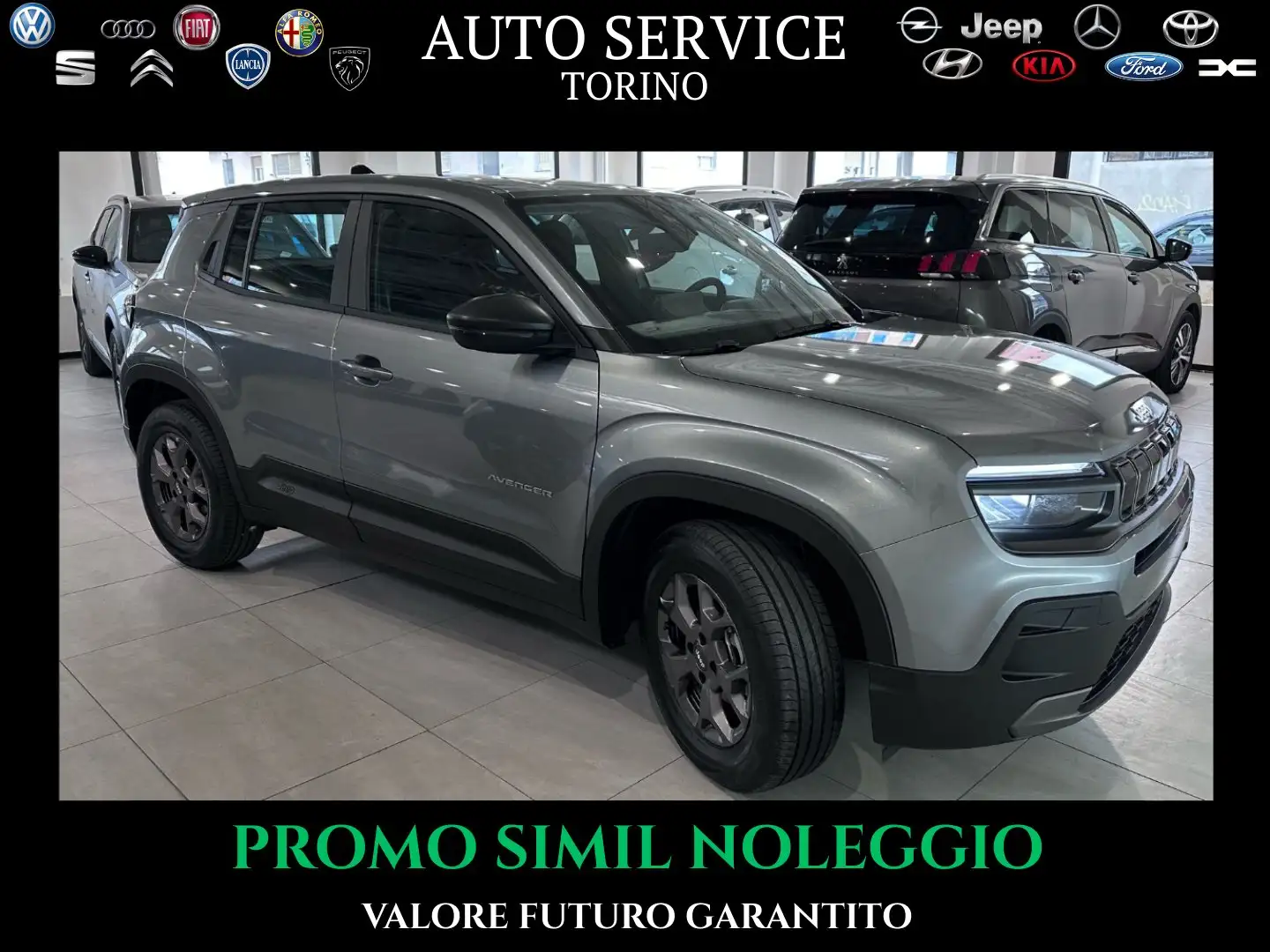 Jeep Avenger Avenger 1.2 turbo Longitude 100cv PRONTA CONSEGNA Gri - 1