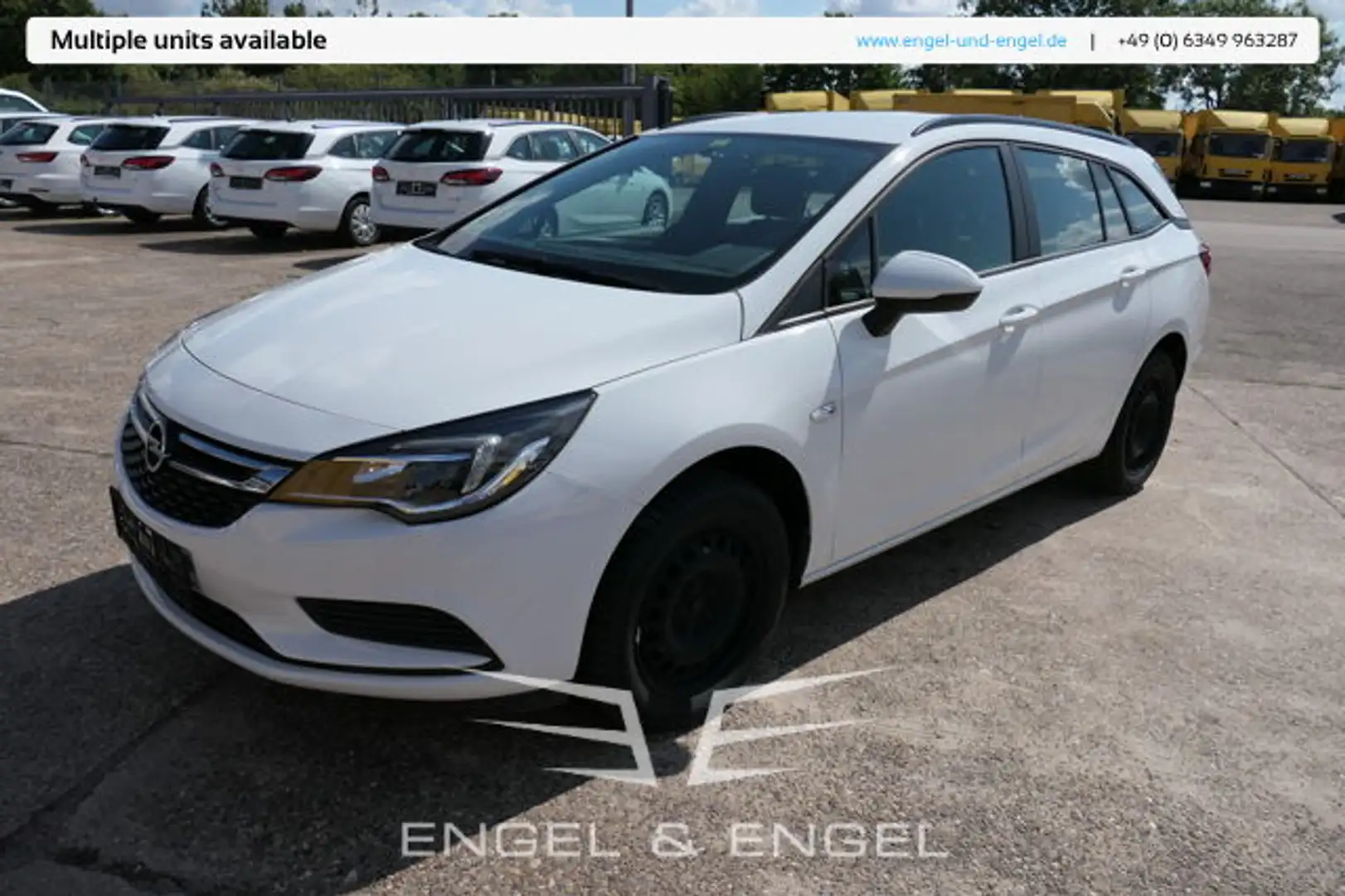 Opel Astra K 1.4 Turbo CNG Edition Klima COC Blanc - 1