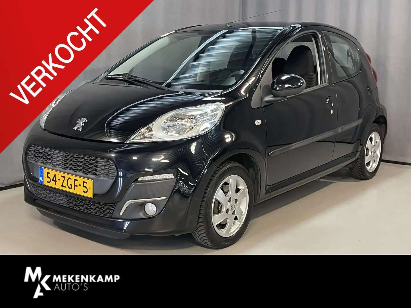 Peugeot 107 1.0 Active 5DRS Airco/Ground Zero speakers/Central Noir - 1