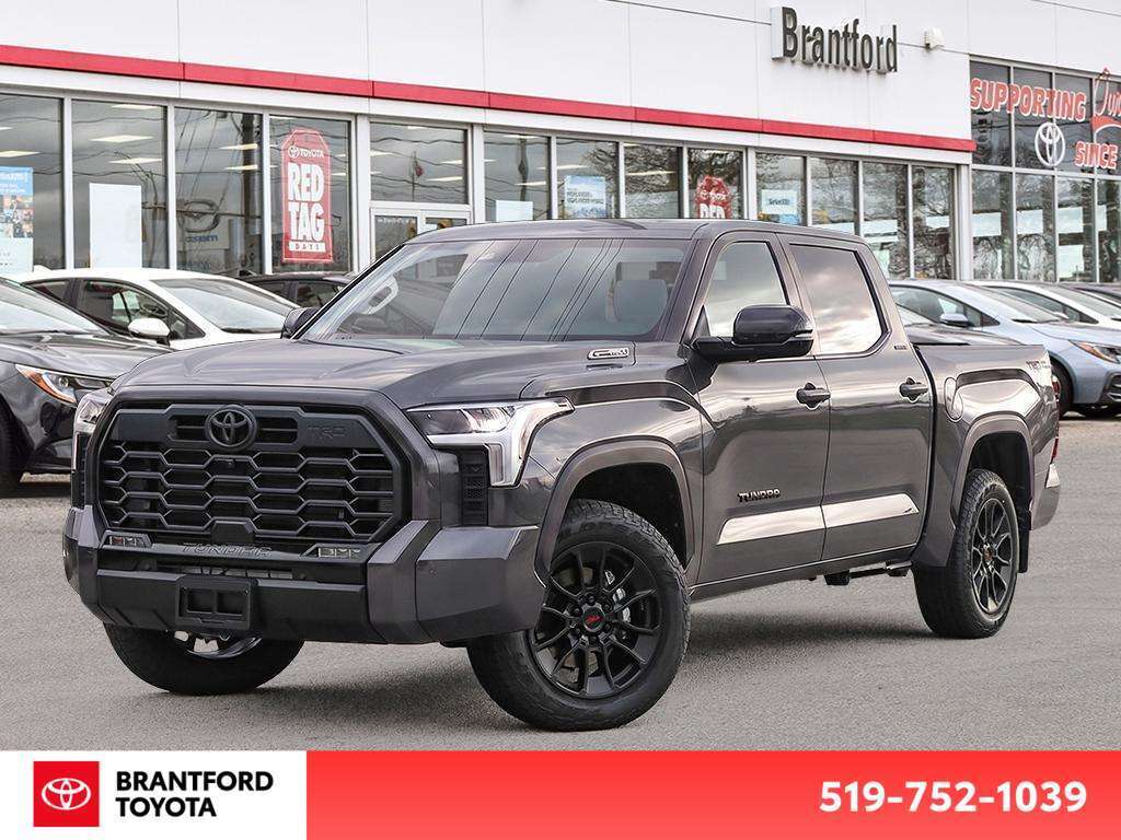 Gray 2026 Toyota Tundra Hybrid Pickup Truck Four-Wheel Drive Automatic