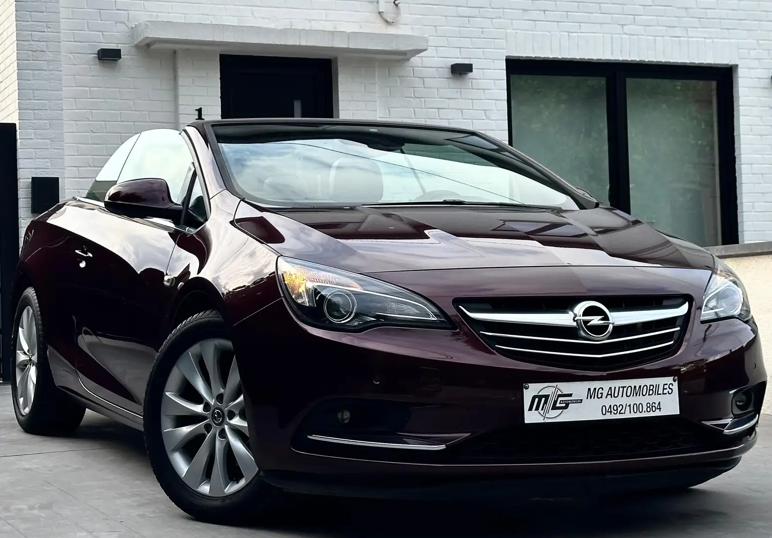 Opel Cascada CASCADA CABRIO 1.4 ESS COSMO S XÉNON SEMI CUIR Mauve - 2