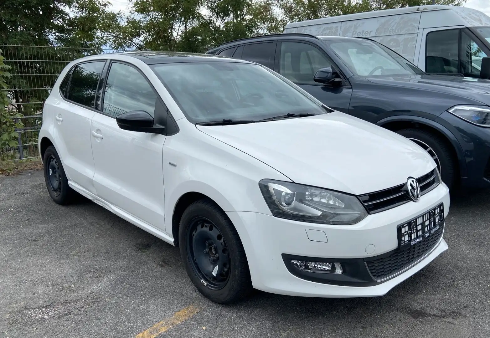 Volkswagen Polo V Match Navi Schiebedach Bi-Xenon SHZ SR&WR Blanc - 2