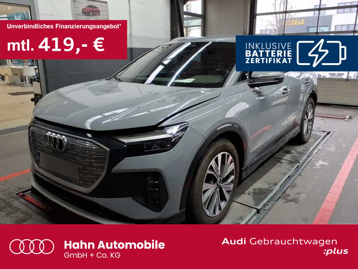Audi Q4 e-tron 40 advanced AHK ACC Virtual Navi CAM Grau - 1