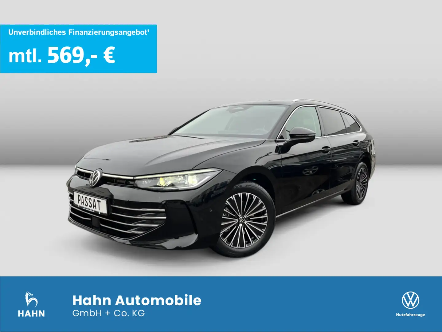 Volkswagen Passat Variant Elegance 2,0TDI DSG Leder DCC HUD Noir - 1