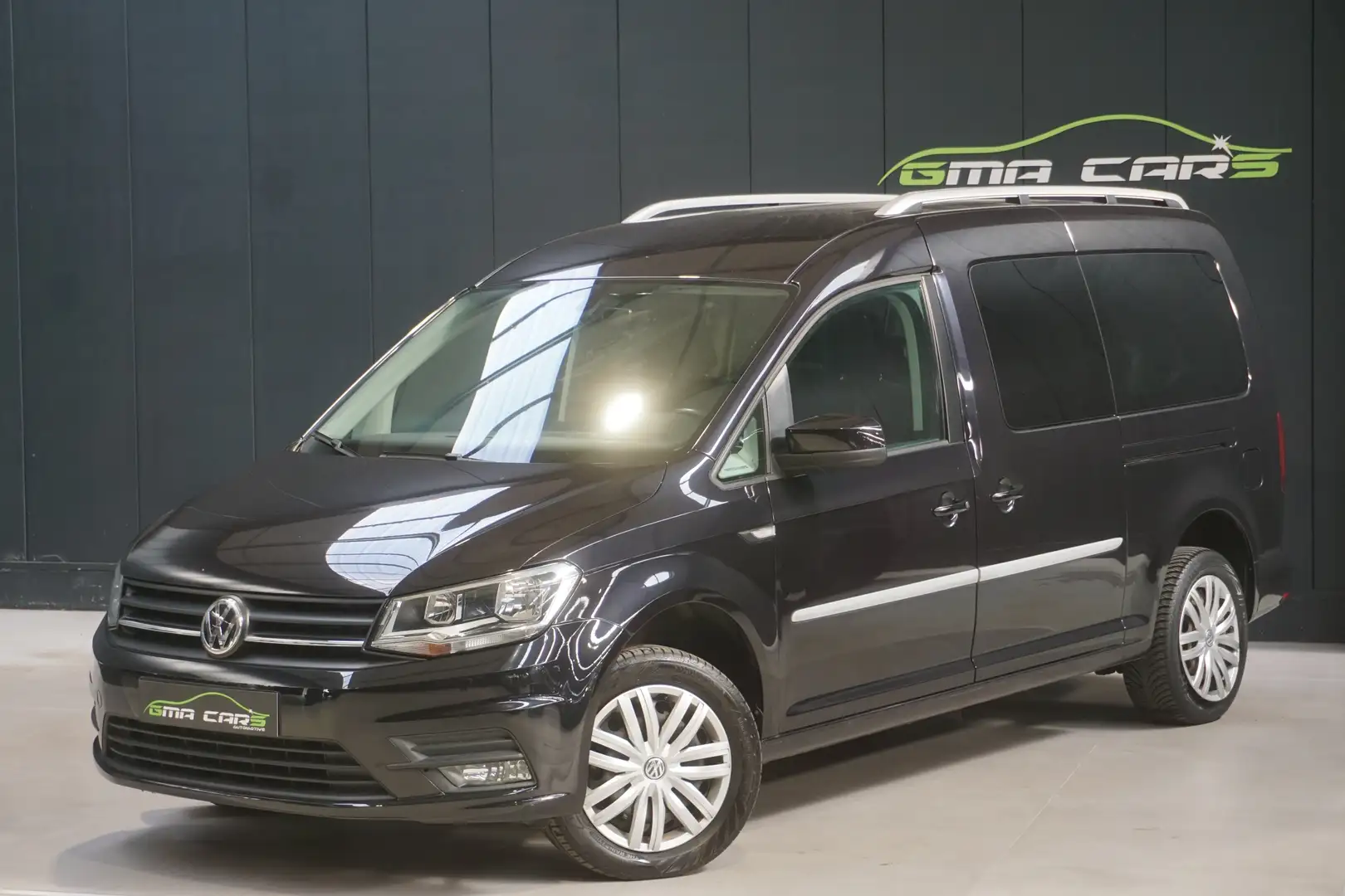 Volkswagen Caddy 1.4 TSI 7 Zit Dark&Cool Benzine-Navi-PDC-Garantie Zwart - 1