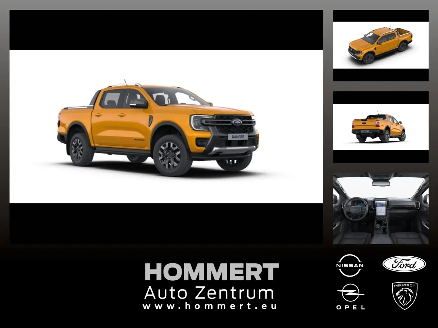 Ford Ranger Wildtrak 2.3 PHEV DoKa *0%-FINANZIERUNG* Orange - 1