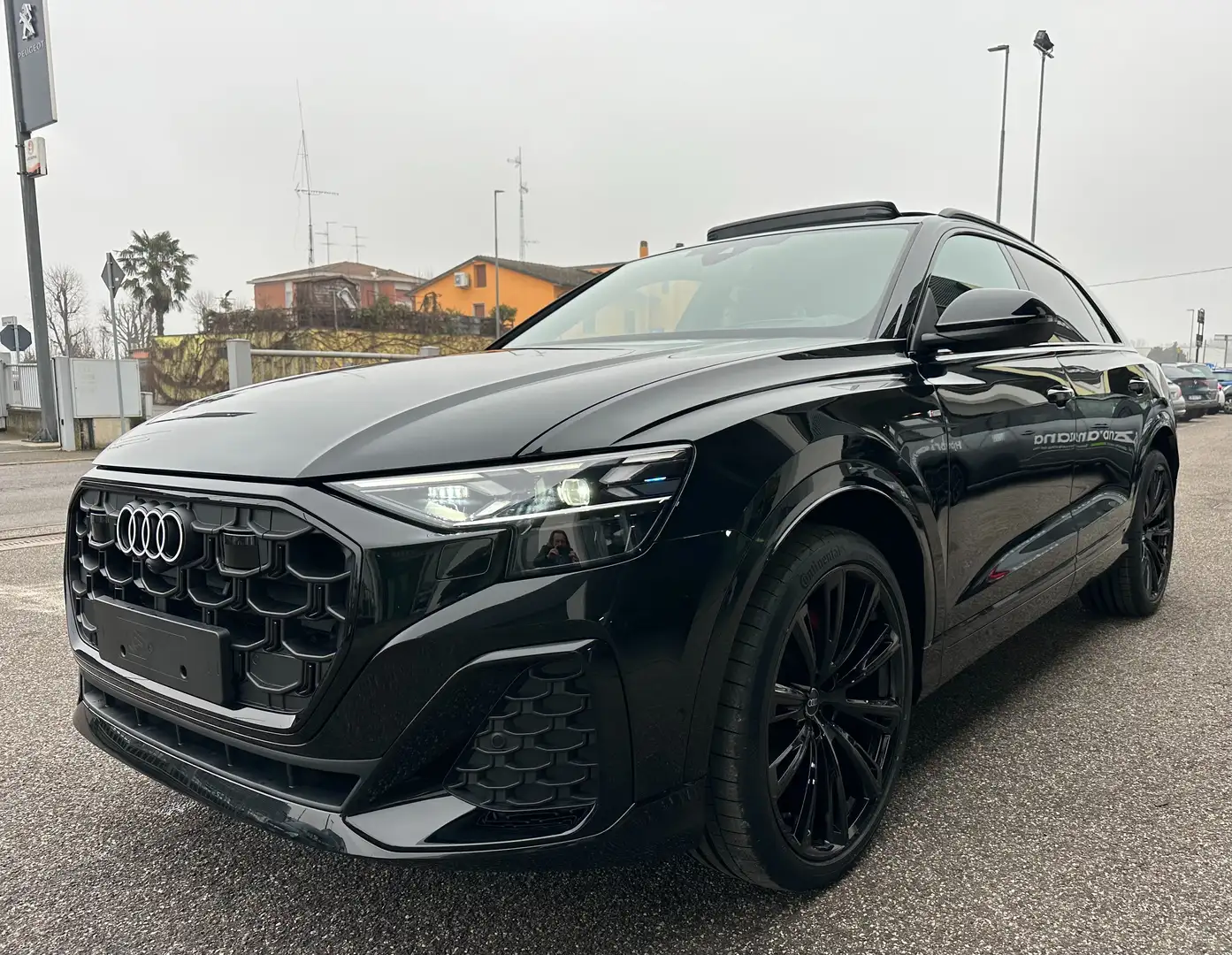 Audi Q8 50 tdi mhev 2xSline-Pano-23-B&O-EXC-360-MTX-HD-SI Nero - 1