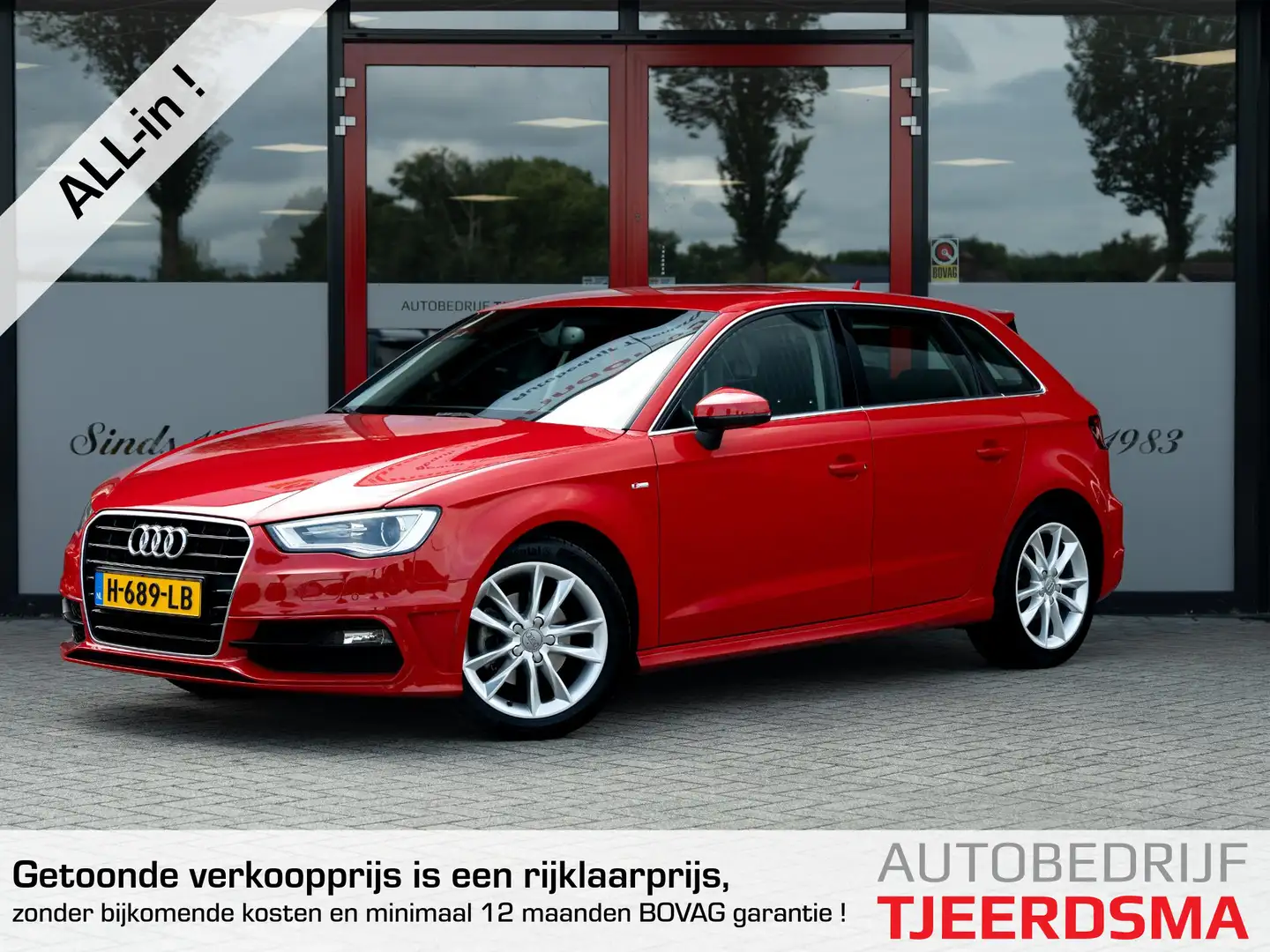 Audi A3 Sportback 1.4 TFSI Ambition Pro S-Line | Airco | B Rood - 1