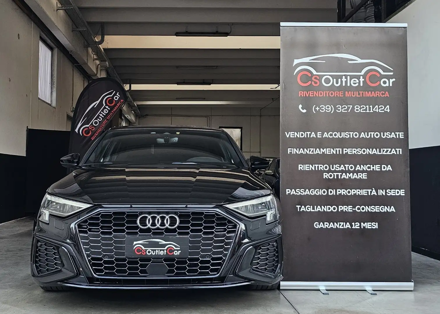 Audi A3 A3 Sportback 35 2.0 Tdi S-line Edition S-Tronic Noir - 1