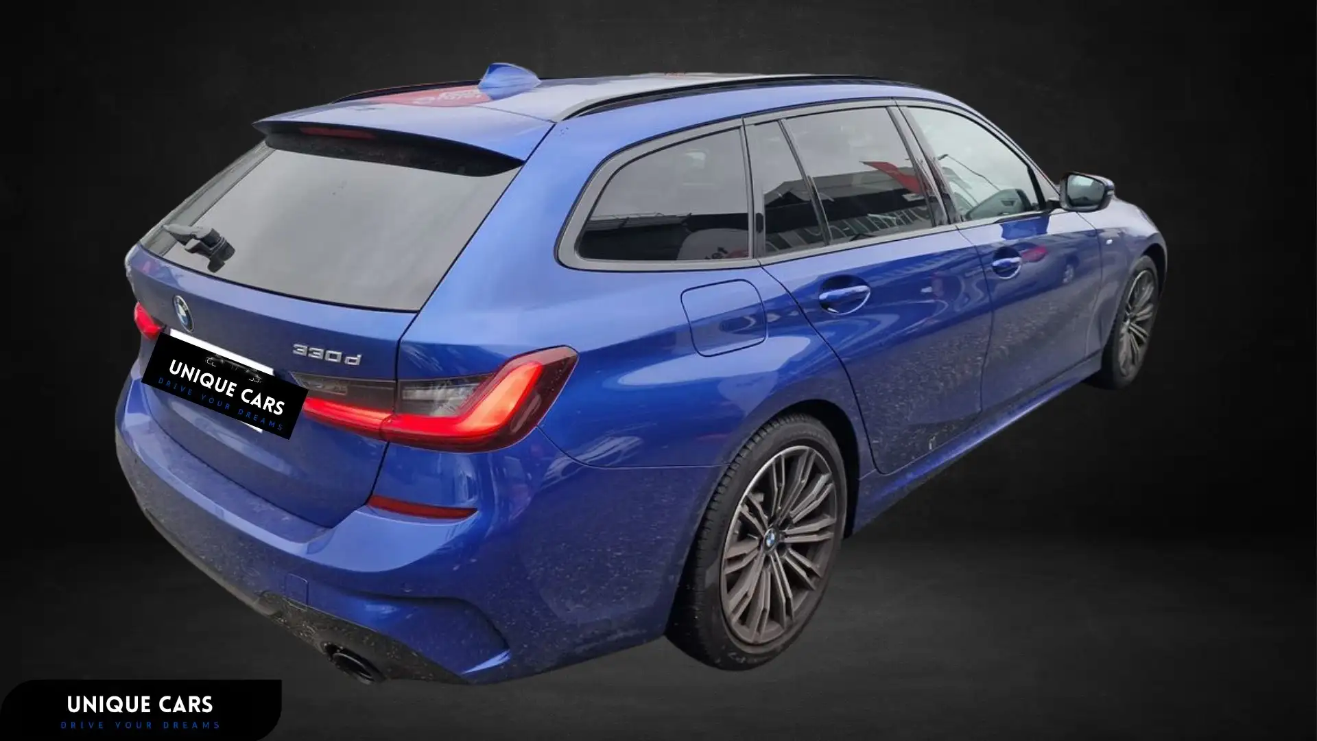 BMW 330 330d Touring mhev 48V xdrive Msport auto Bleu - 2
