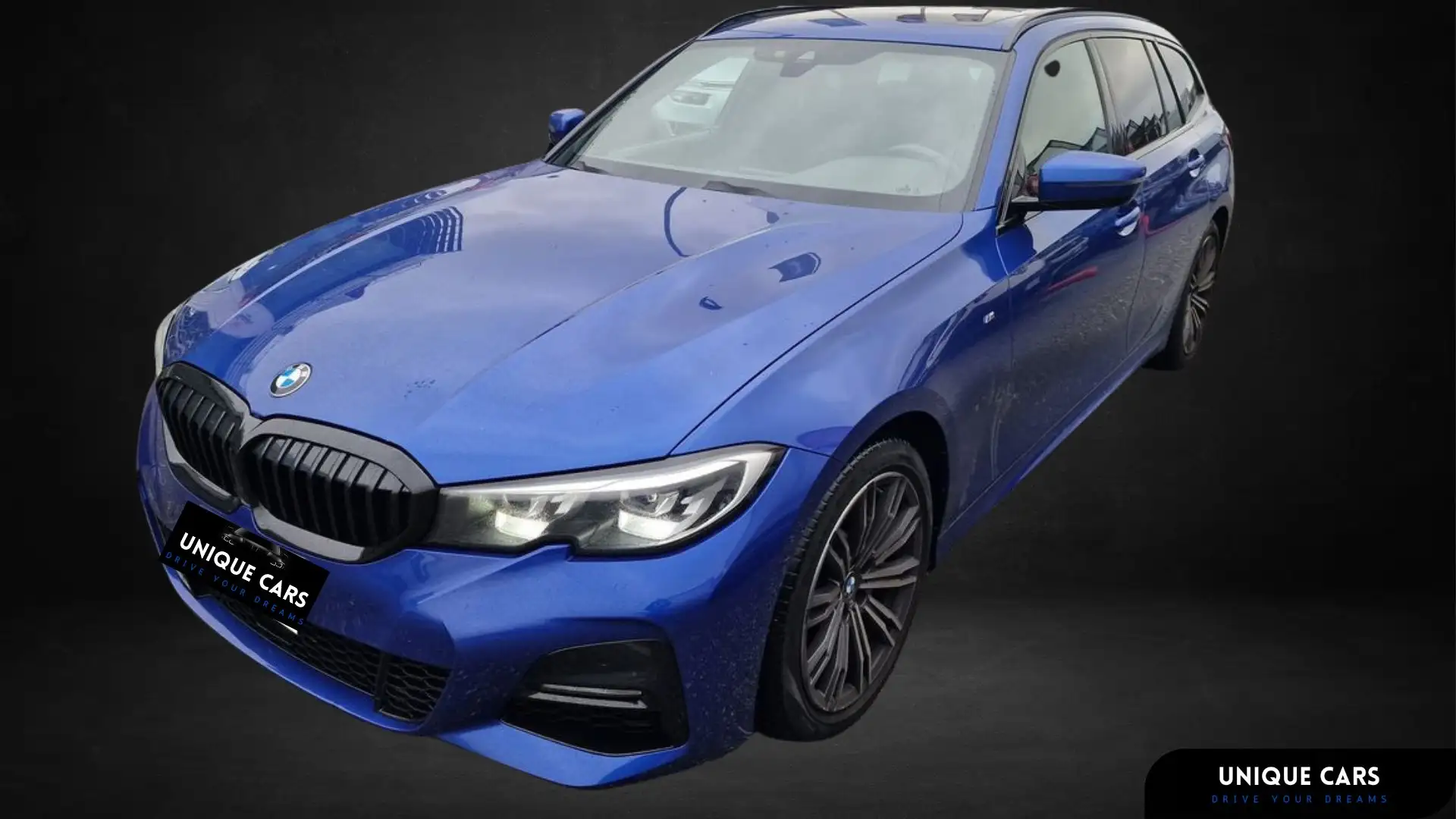 BMW 330 330d Touring mhev 48V xdrive Msport auto Bleu - 1