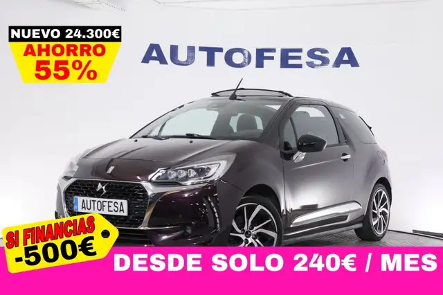 DS Automobiles DS 3 CABRIO 1.2i 110CV SPORT CHIC AUTO 2P # GPS,FAROS L