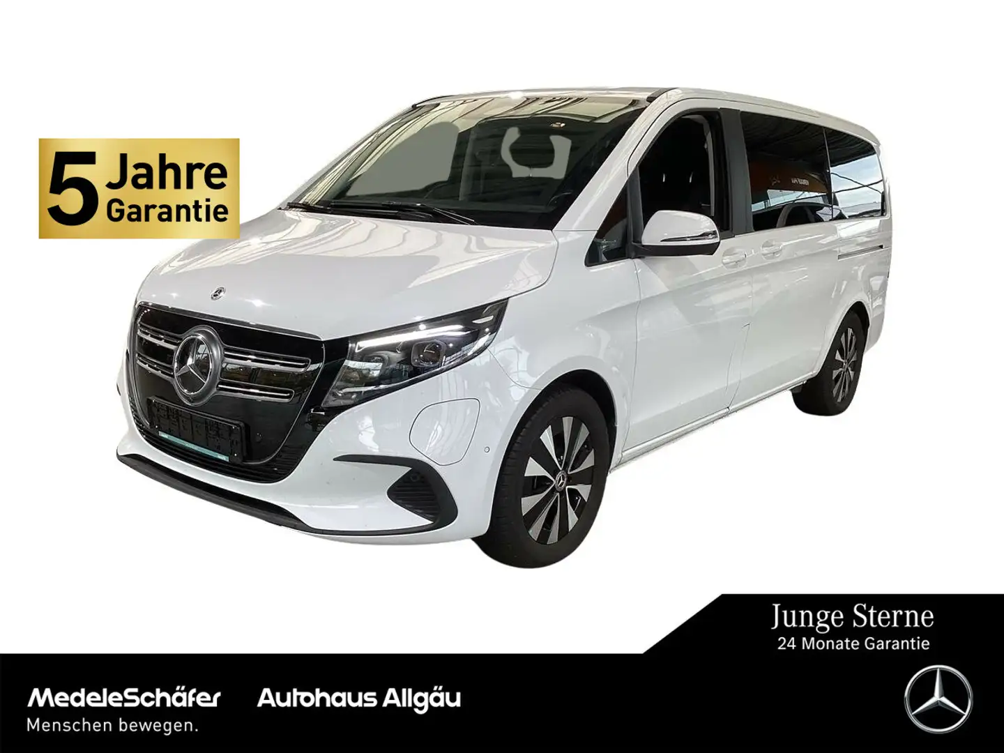 Mercedes-Benz EQV 300 EQV 300 L LEDER DISTRONIC 7 SITZE TISCH LED MOPF Weiß - 1