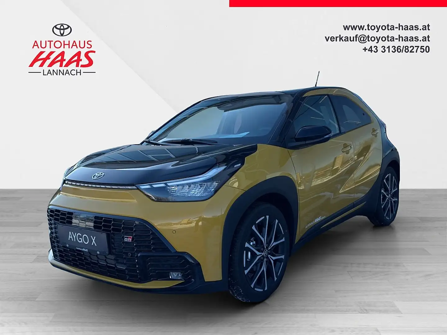 Toyota Aygo X 1,5 Hybrid GR-Sport Gelb - 1