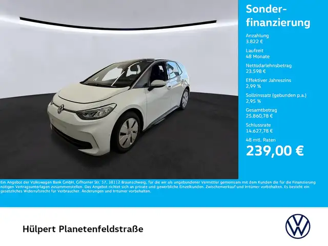 Volkswagen ID.3 Pro CAM ACC NAVI CARPLAY SITZHEIZ