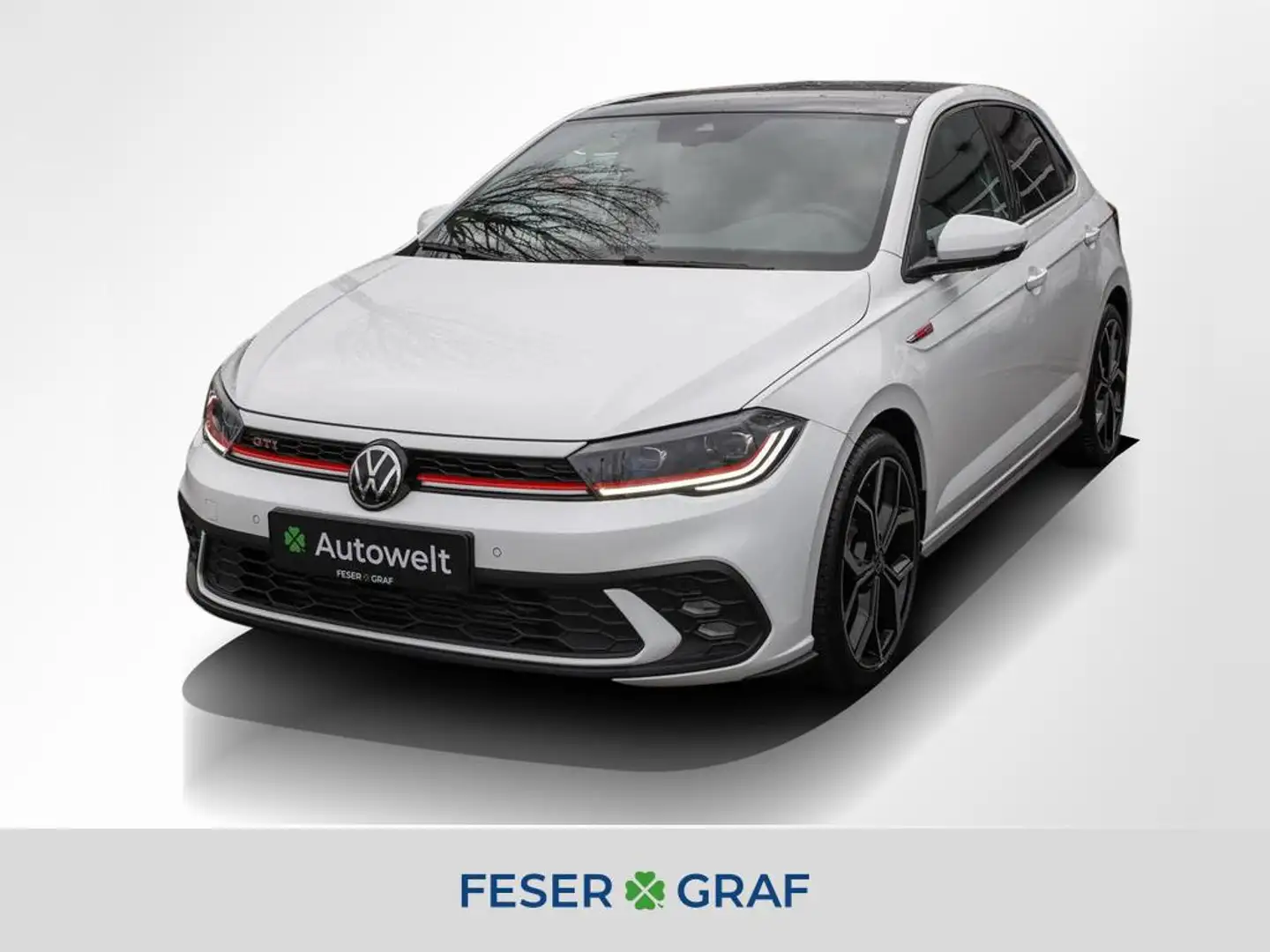 Volkswagen Polo GTI 2.0 TSI DSG App-Connect Matrix Pano Weiß - 1