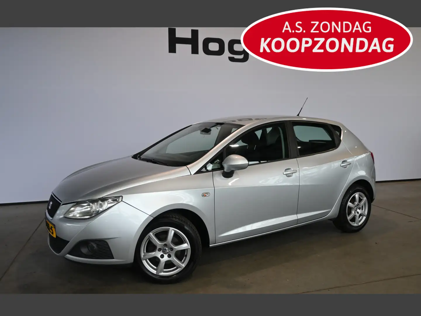 SEAT Ibiza 1.4 Stylance Airco Cruise Control Goed Onderhouden Grijs - 1