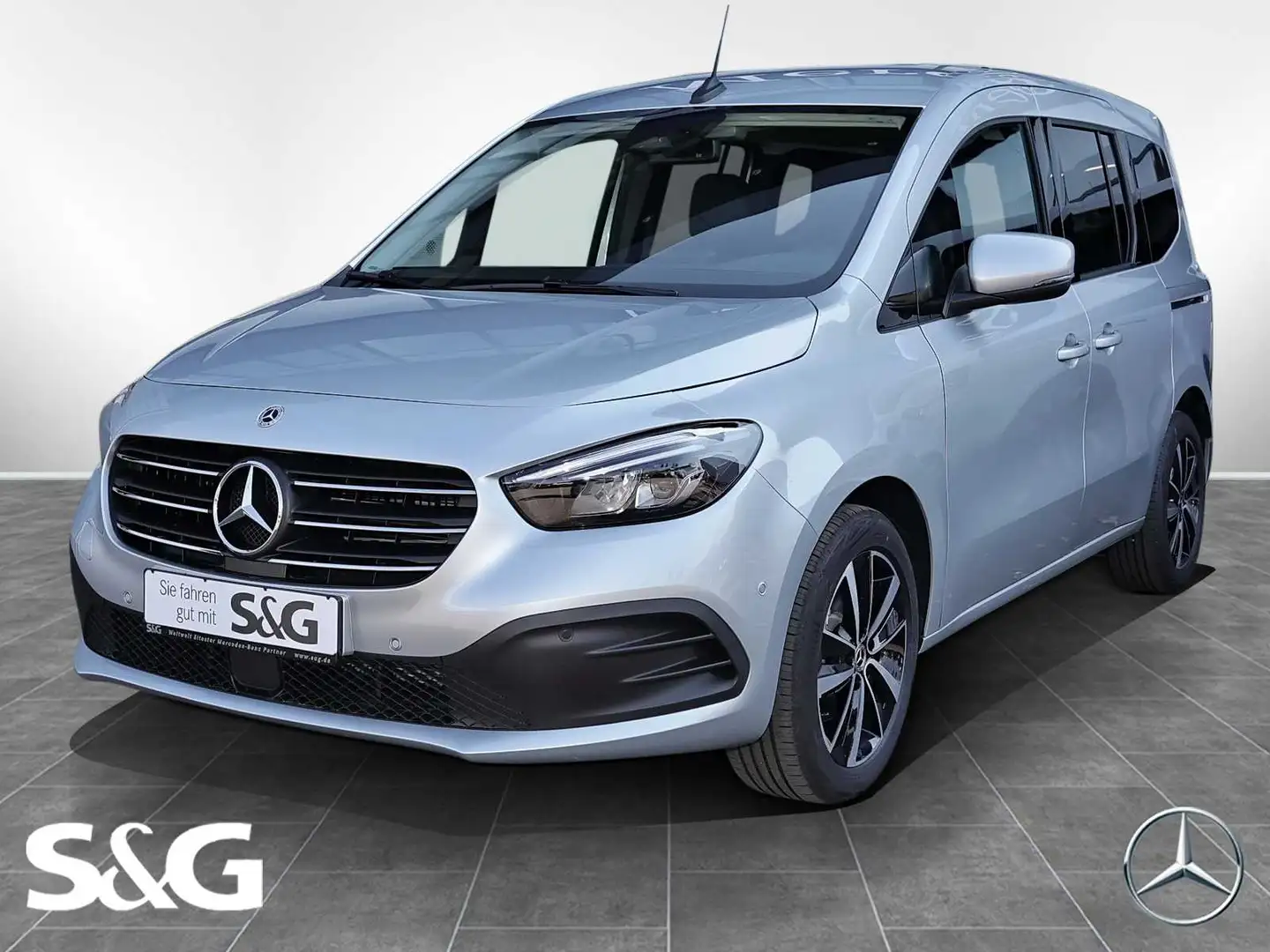 Mercedes-Benz T-Class d PROGRESSIVE Ed. MBUX+RüKam+AHK+LED+Navi Argent - 1