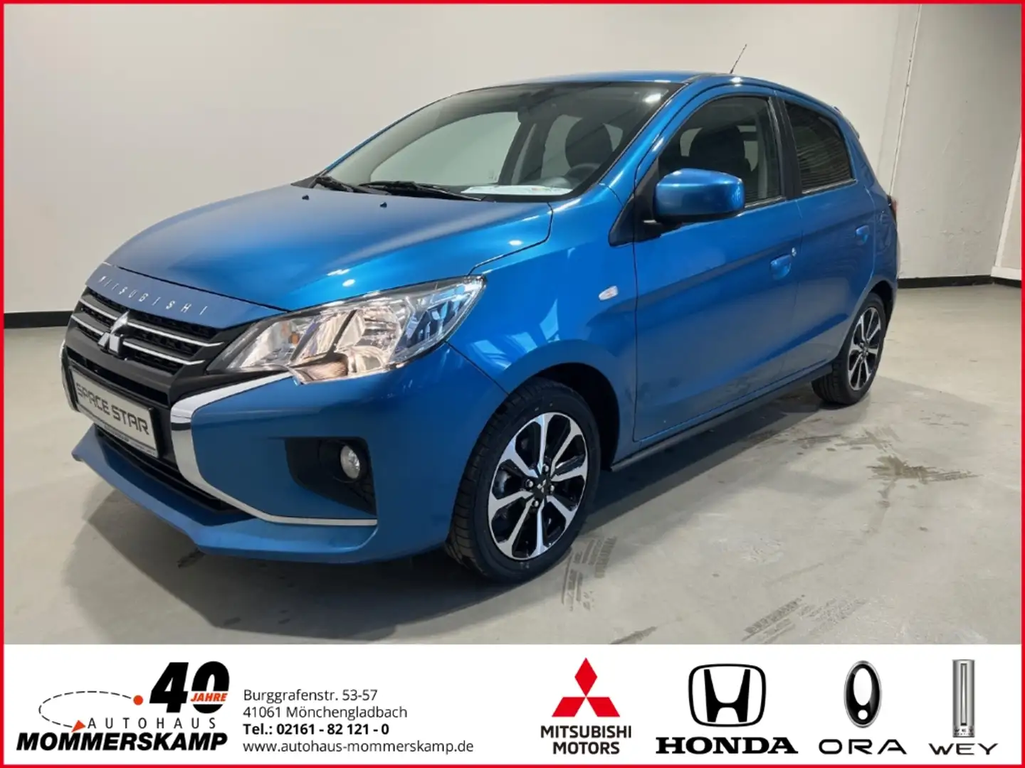 Mitsubishi Space Star Select+CVT 1.2+Automatik+Klima+Kamera+Carplay+Andr Bleu - 1