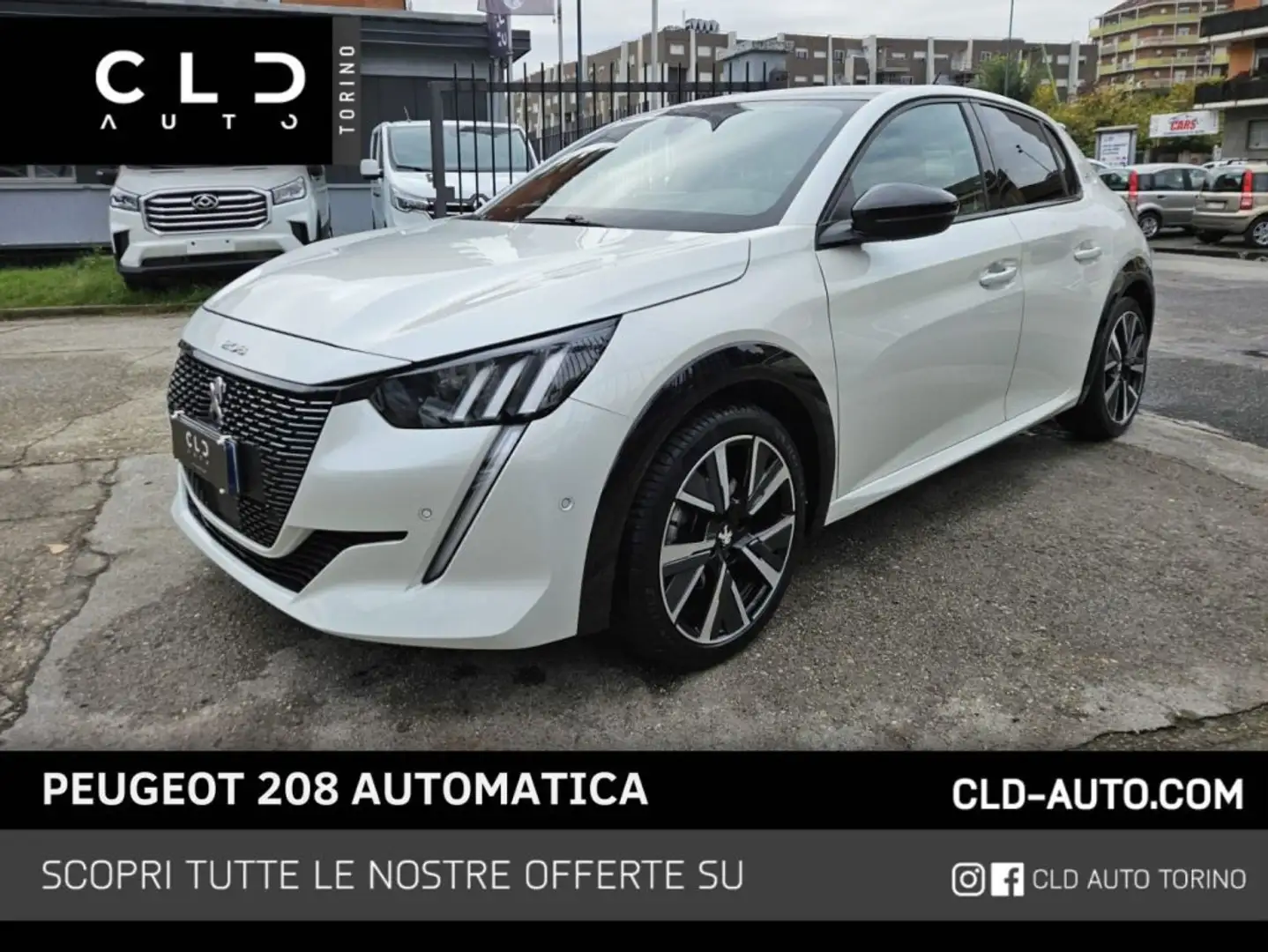 Peugeot 208 PureTech 130 Stop&Start EAT8 5 porte GT Blanc - 1