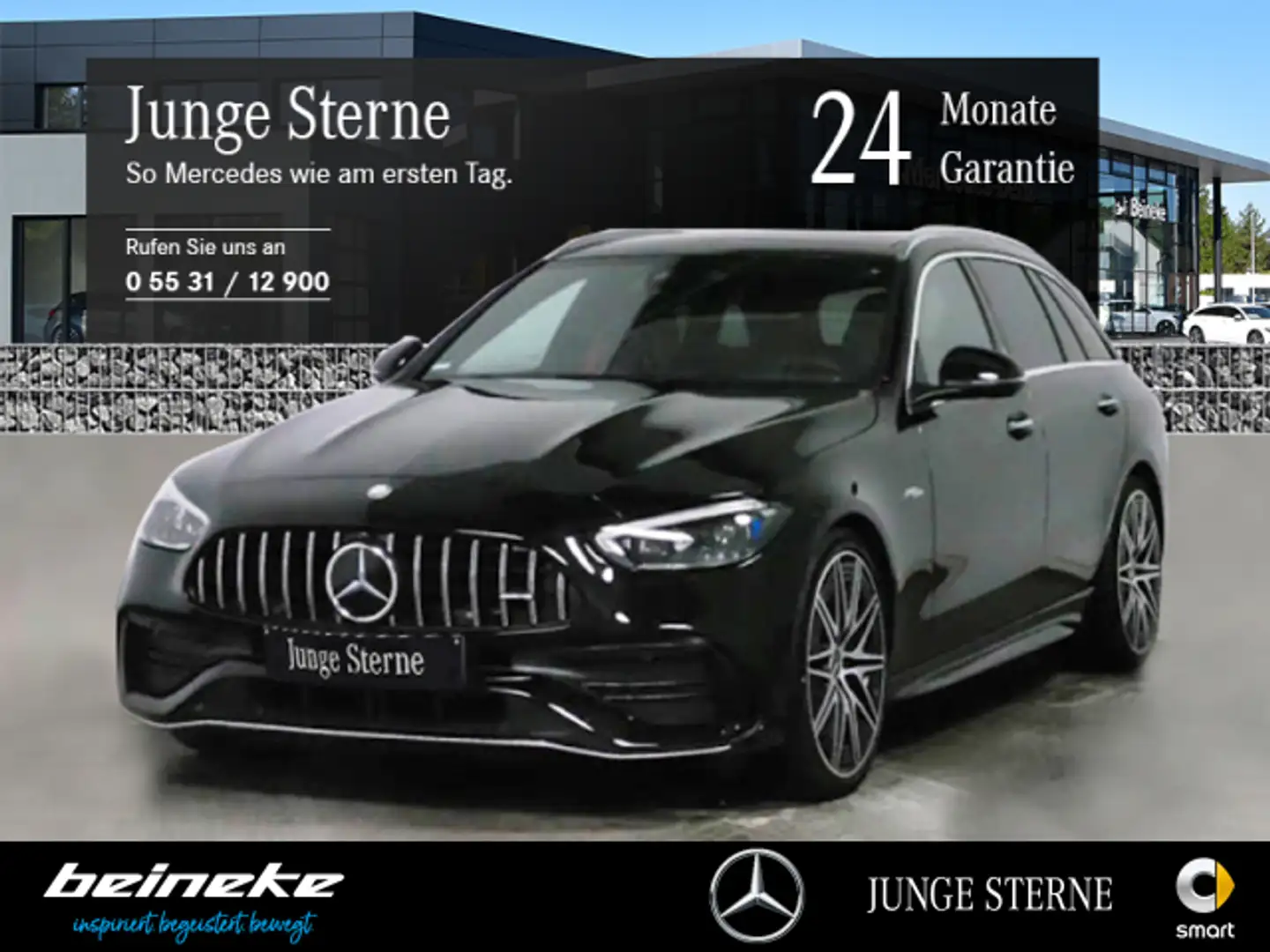 Mercedes-Benz C 43 AMG AMG C 43 4M T Premium+ Dyn+AHK Distr. Standheiz. Noir - 1