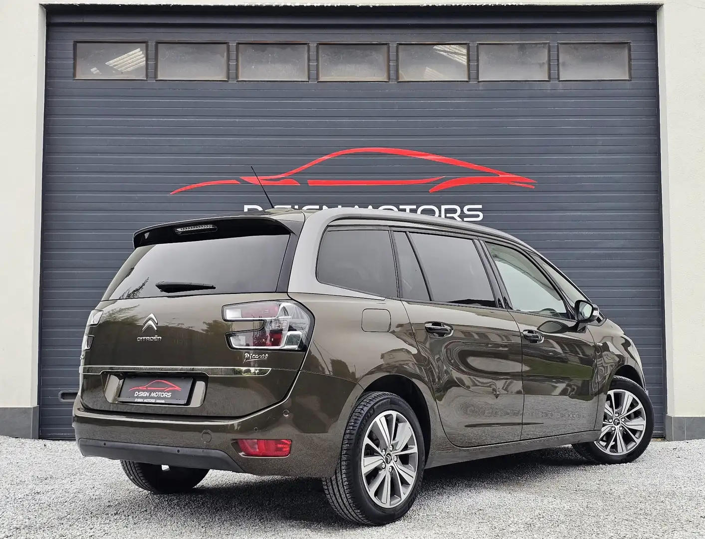 Citroen Grand C4 Picasso 1.6 THP (156ch) EXCLUSIVE 2014 36.396km 1er PROP Brun - 2
