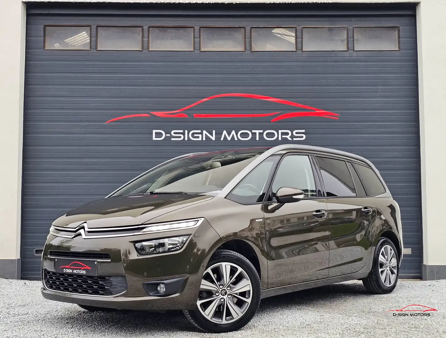 Citroen Grand C4 Picasso 1.6 THP (156ch) EXCLUSIVE 2014 36.396km 1er PROP Brun - 1