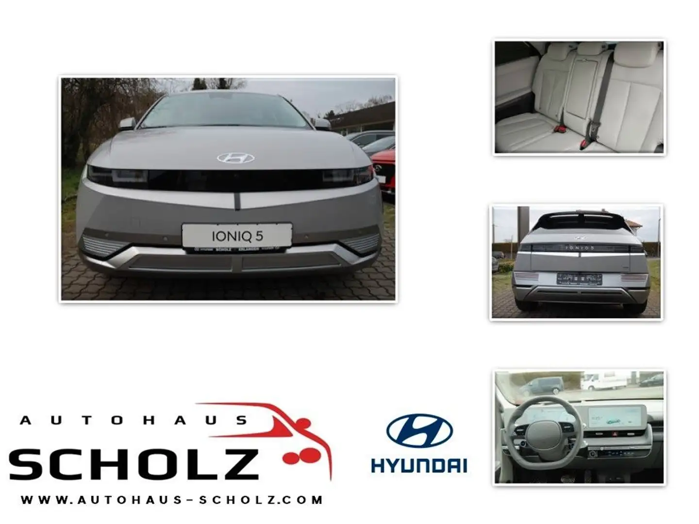 Hyundai IONIQ 5 MY23 4WD 58kWh UNIQ ASS Gris - 1