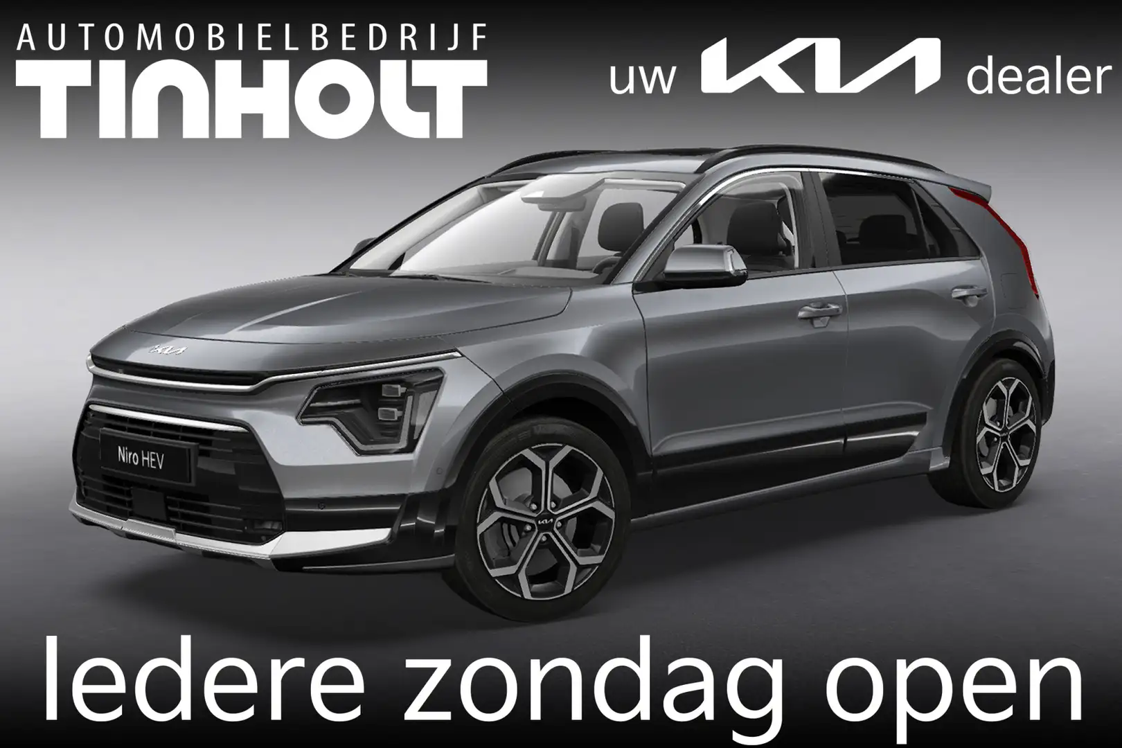 Kia Niro 1.6 GDi Hybrid ExecutiveLine - Direct uit voorraad Grijs - 1